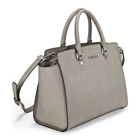 michael michael kors selma satchel pearl grey|Michael Kors Selma Medium Leather Satchel .